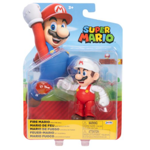 Nintendo Super Mario 4" Figures Wave 41- Fire Mario