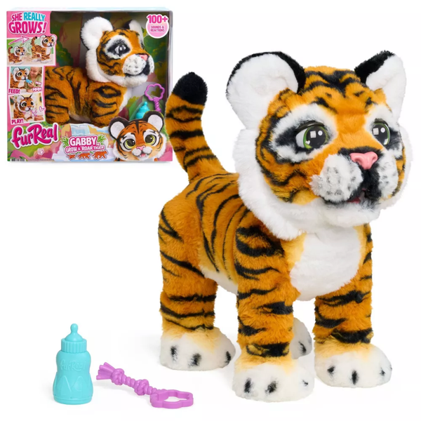 furReal Gabby the Grow & Roar Interactive Plush Tiger