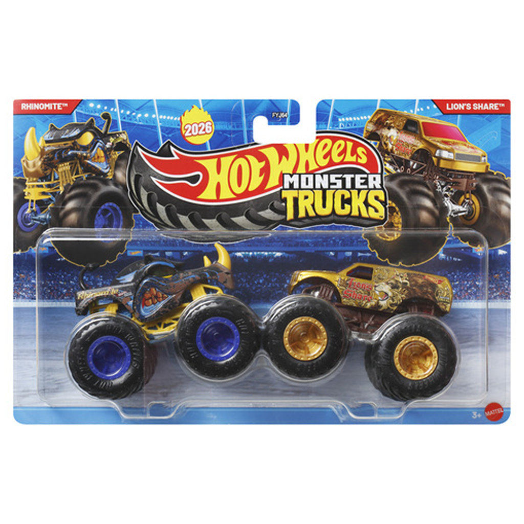 Hot Wheels Monster Trucks Doubles, Assorted
