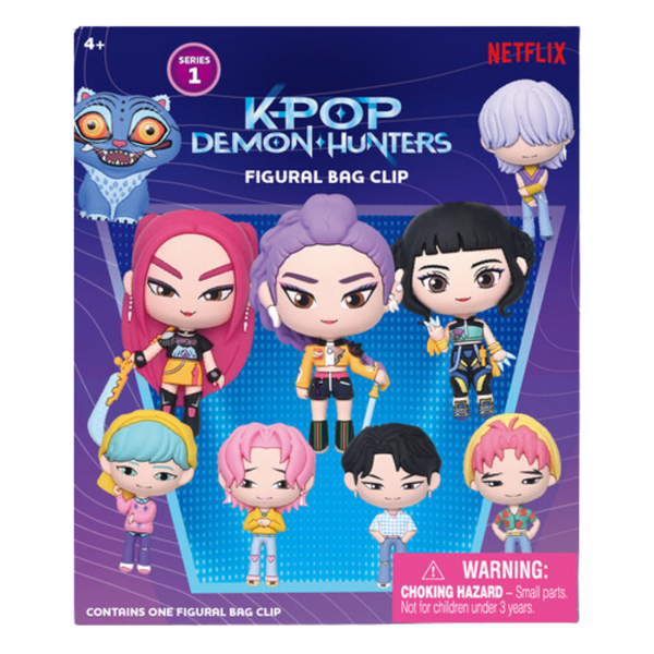 KPop Demon Hunters - Series 1 - 3D Foam Bag Clip Blind Bag - 1 Supplied