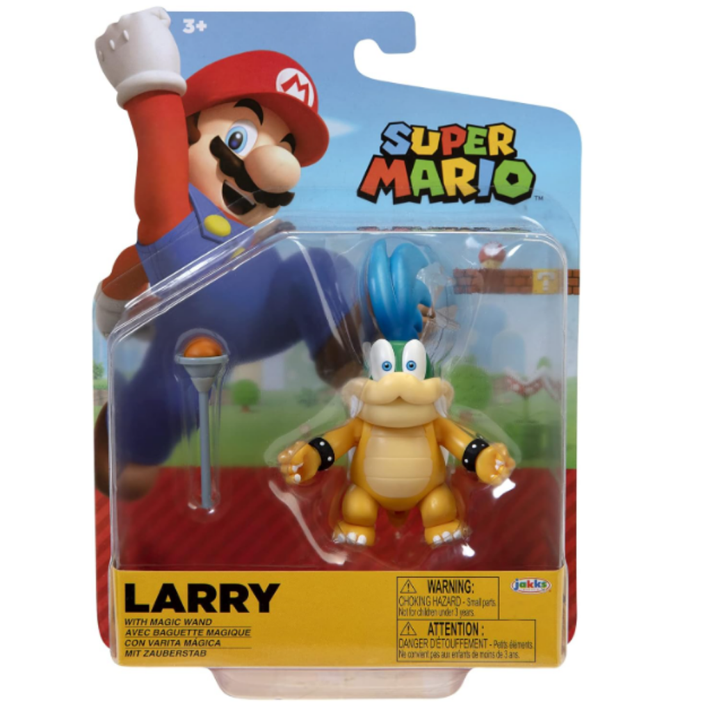 Super Mario 10cm Figure - Larry Koopa with Wand