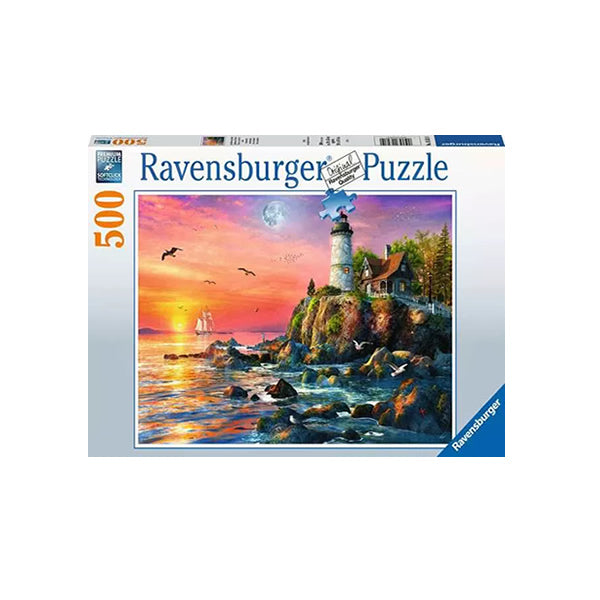 Lighthouse at Sunset - Ravensburger Puzzle