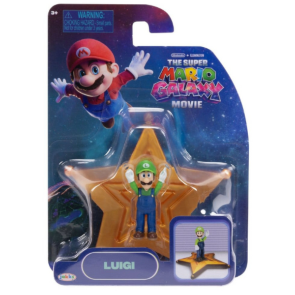 The Super Mario Galaxy Movie 1.5” Figure with Star Accessory - Luigi