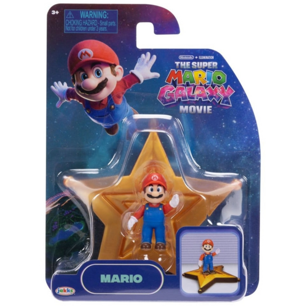 The Super Mario Galaxy Movie 1.5” Figure with Star Accessory - Mario