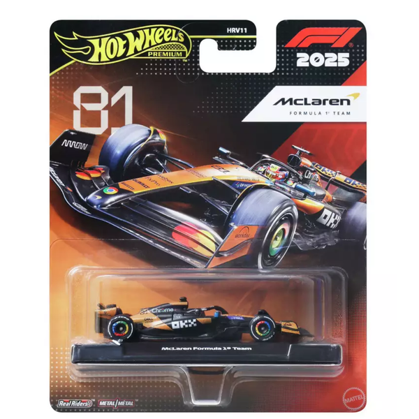 Hot Wheels F1 Collectable Oscar Piastri Styled Toy Car