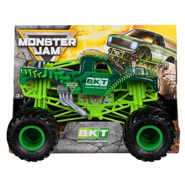 Monster Jam BKT Monster Truck, Green 1:24 Scale Die-Cast Vehicle, Series 26