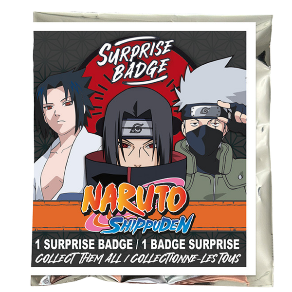 NARUTO SHIPPUDEN - Surprise bag - Badge 50mm