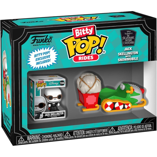 Bitty Pop! Rides Jack Skellington with Snowmobile