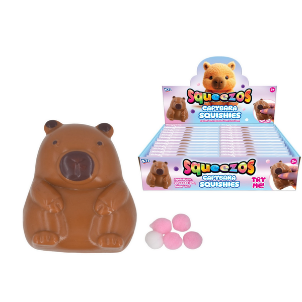 Squishy Capybara With Bobbles