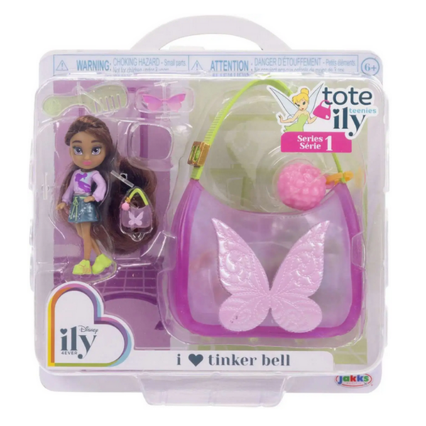 Disney ily 4EVER Tote Ily Teenies Series 1 I Love Tinker Bell 2-Inch Mini Doll