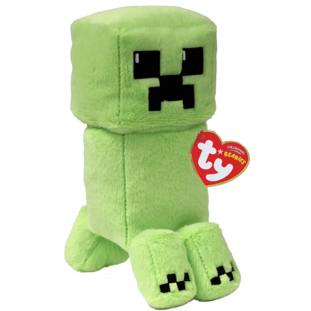 TY Original Beanie Babies Collection Minecraft - Creeper 18cm Soft Plush To